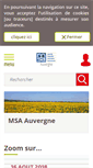 Mobile Screenshot of msa-auvergne.fr